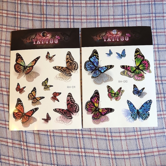 Butterfly Temporary Tattoos 3D - Picture 1 of 3